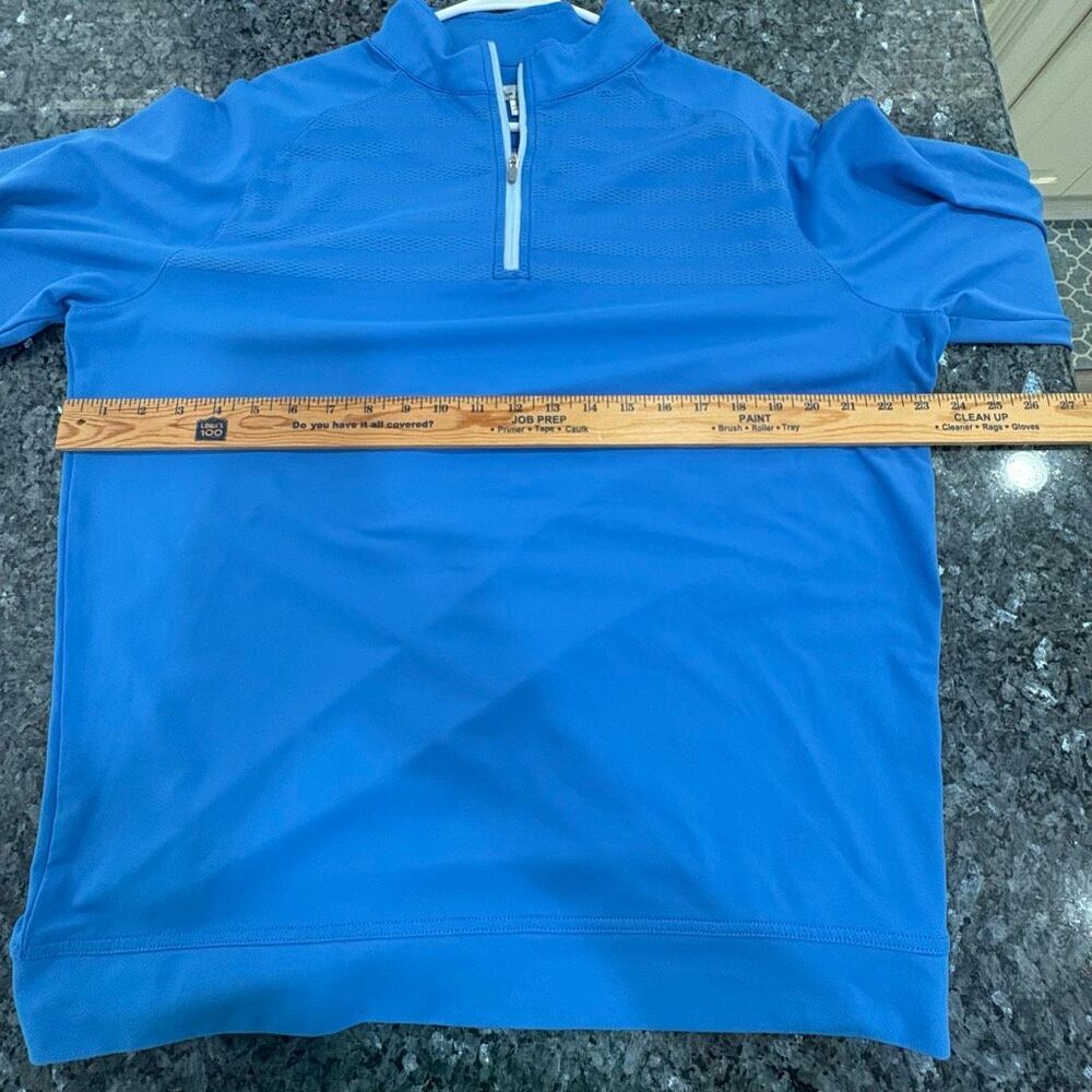 Peter Millar Blue Half Zip Performance Pullover S… - image 5